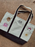 Custom canvas tote bag